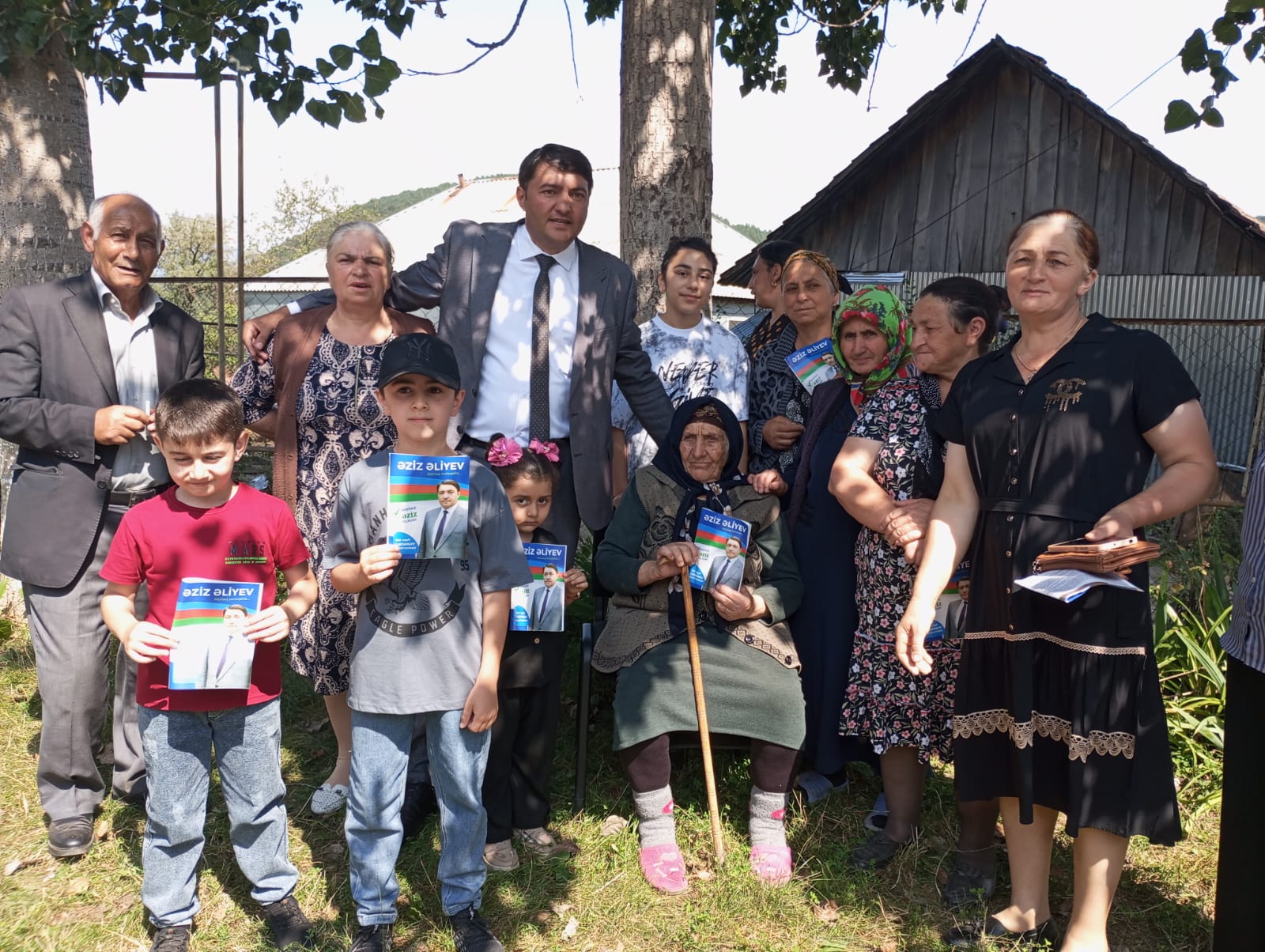 Çobankənd sakinləri Əziz namizədi belə qarşıladı - FOTOLAR