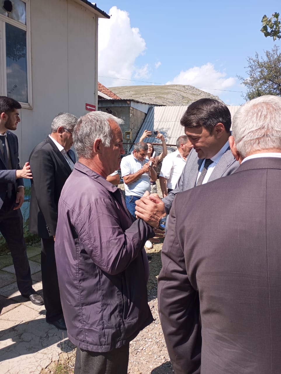 Çobankənd sakinləri Əziz namizədi belə qarşıladı - FOTOLAR