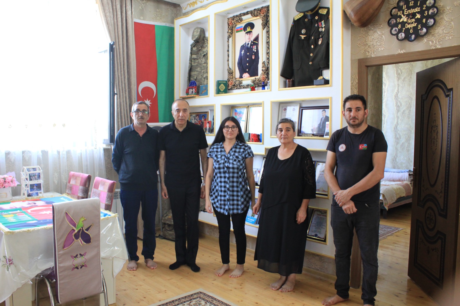 Nizami Səfərov şəhid ailələri ilə görüşdü - FOTOLAR