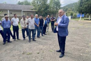 Arzu Nağıyev Tovuzda seçicilərlə görüşdü - FOTOLAR