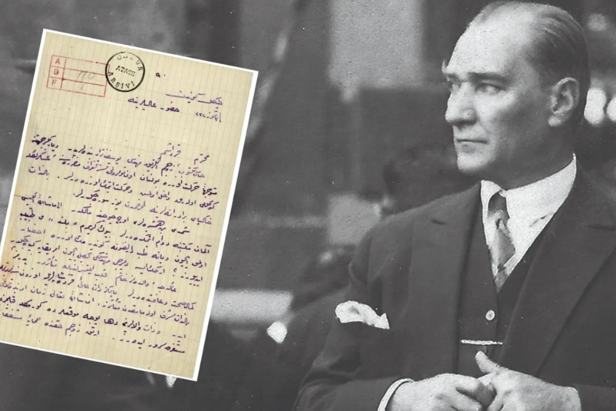 Atatürkün gizli qalan məktubu üzə çıxdı - FOTOLAR