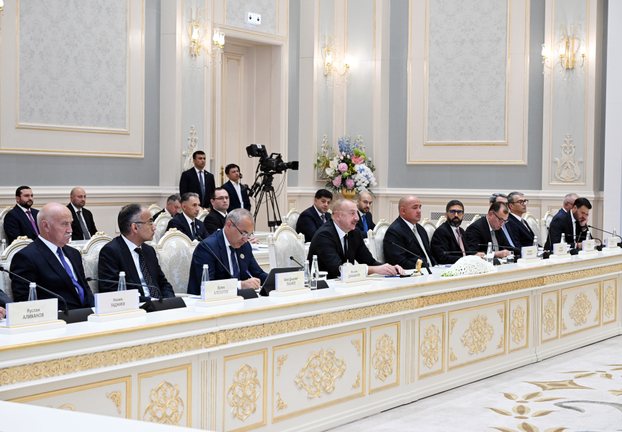 Daşkənddə işgüzar dairələrin nümayəndələri ilə görüş keçirildi - VİDEO