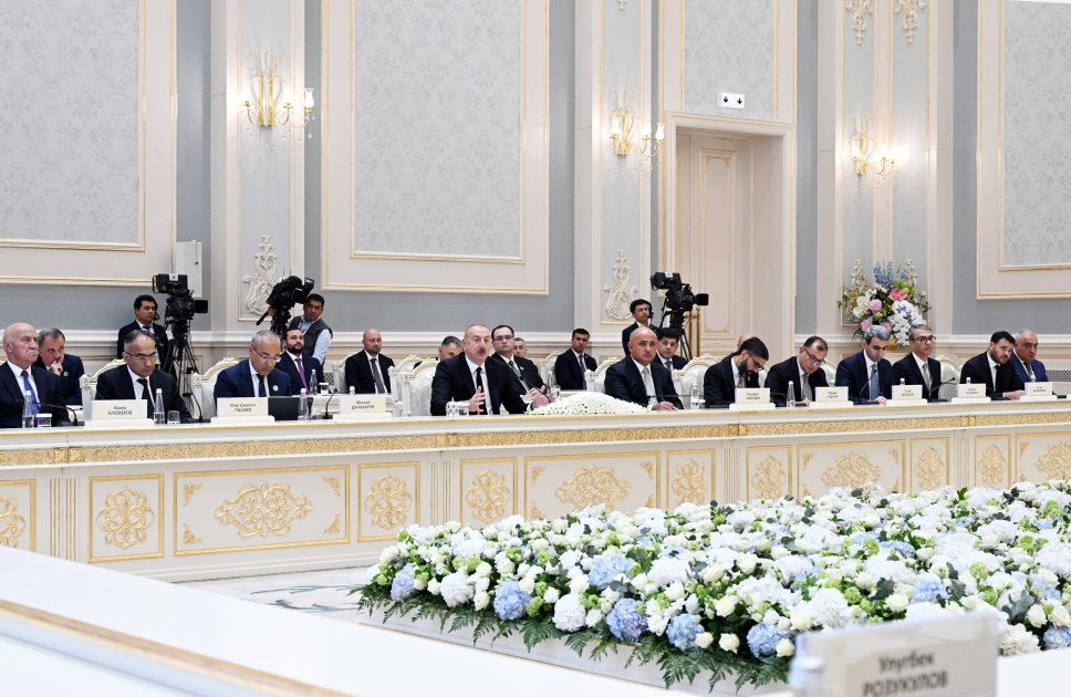 Daşkənddə işgüzar dairələrin nümayəndələri ilə görüş keçirildi - VİDEO