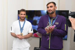 Prezidentlə görüşdən sonra bu fotoları paylaşdılar