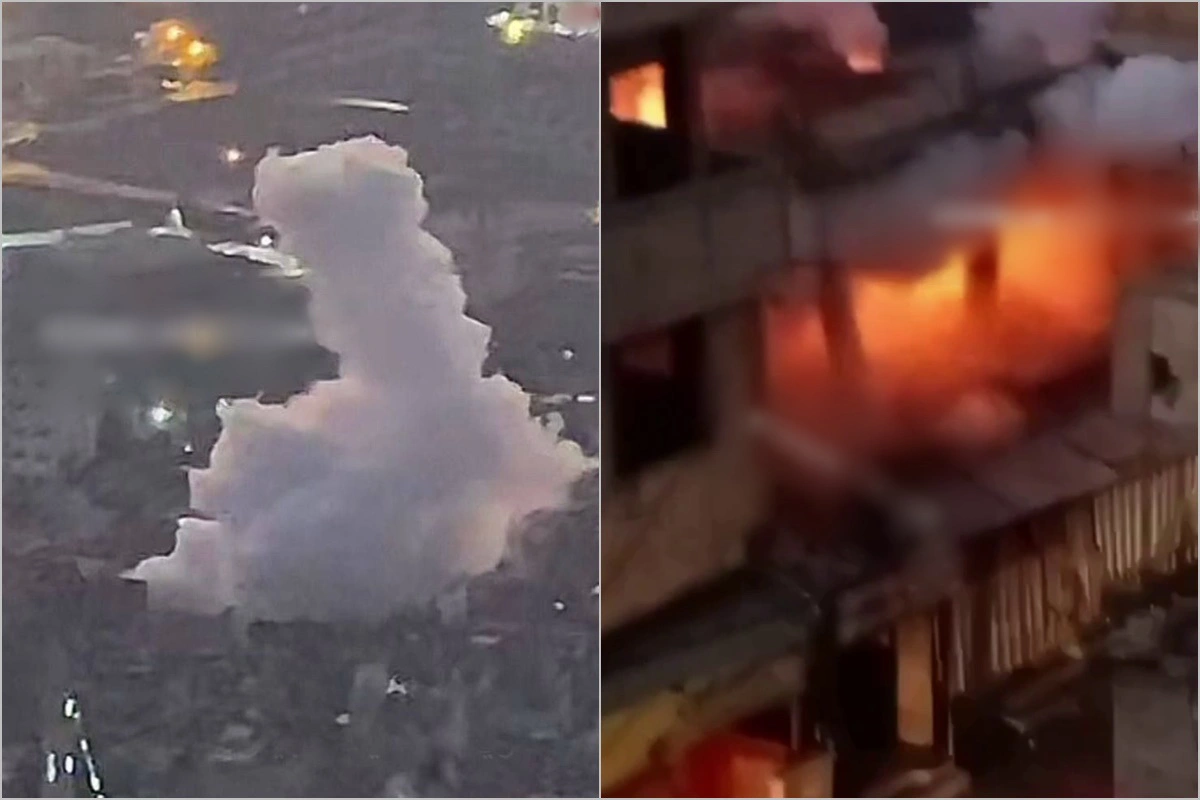 İsrail FƏTH-in qərargahını partlatdı - VİDEO