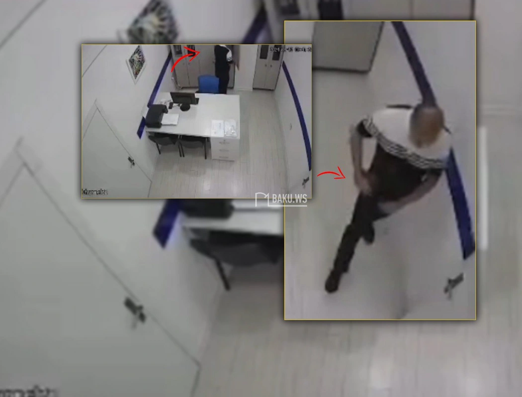 Sumqayıtda klinikadan oğurluq - Anbaan video