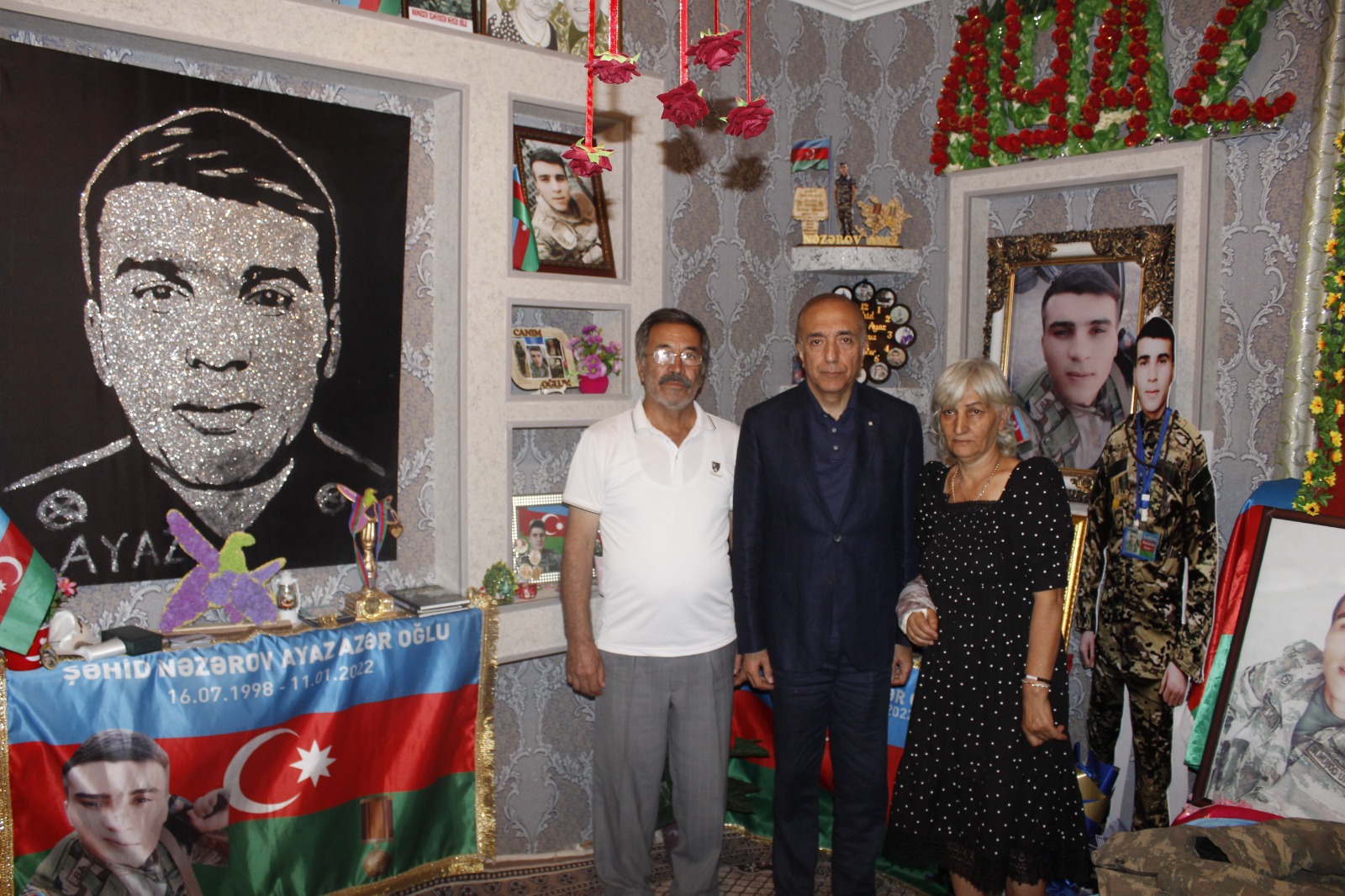 Nizami Səfərov Tovuzun kəndlərində şəhid ailələrini ziyarət edib - FOTOLAR