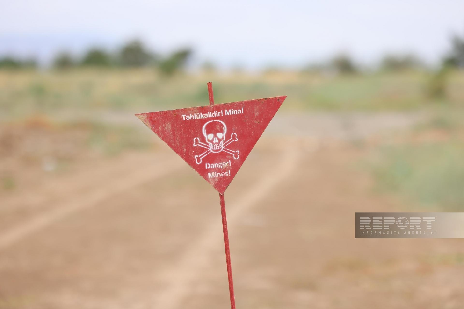 Azərbaycanda minatəmizləmə işlərində daha bir ilk - FOTOLAR