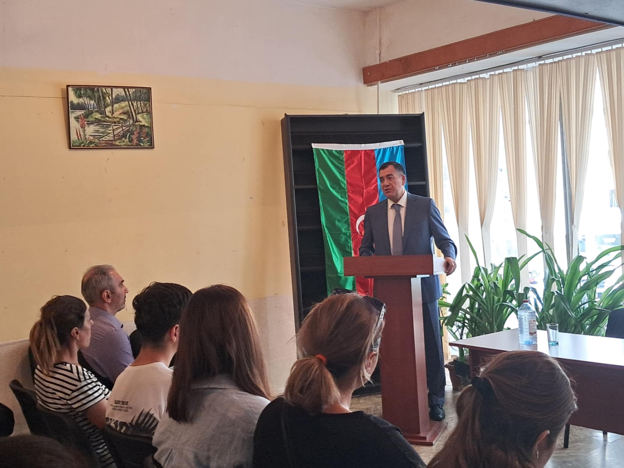 Qüdrət Həsənquliyev seçicilərlə görüş keçirdi - FOTOLAR