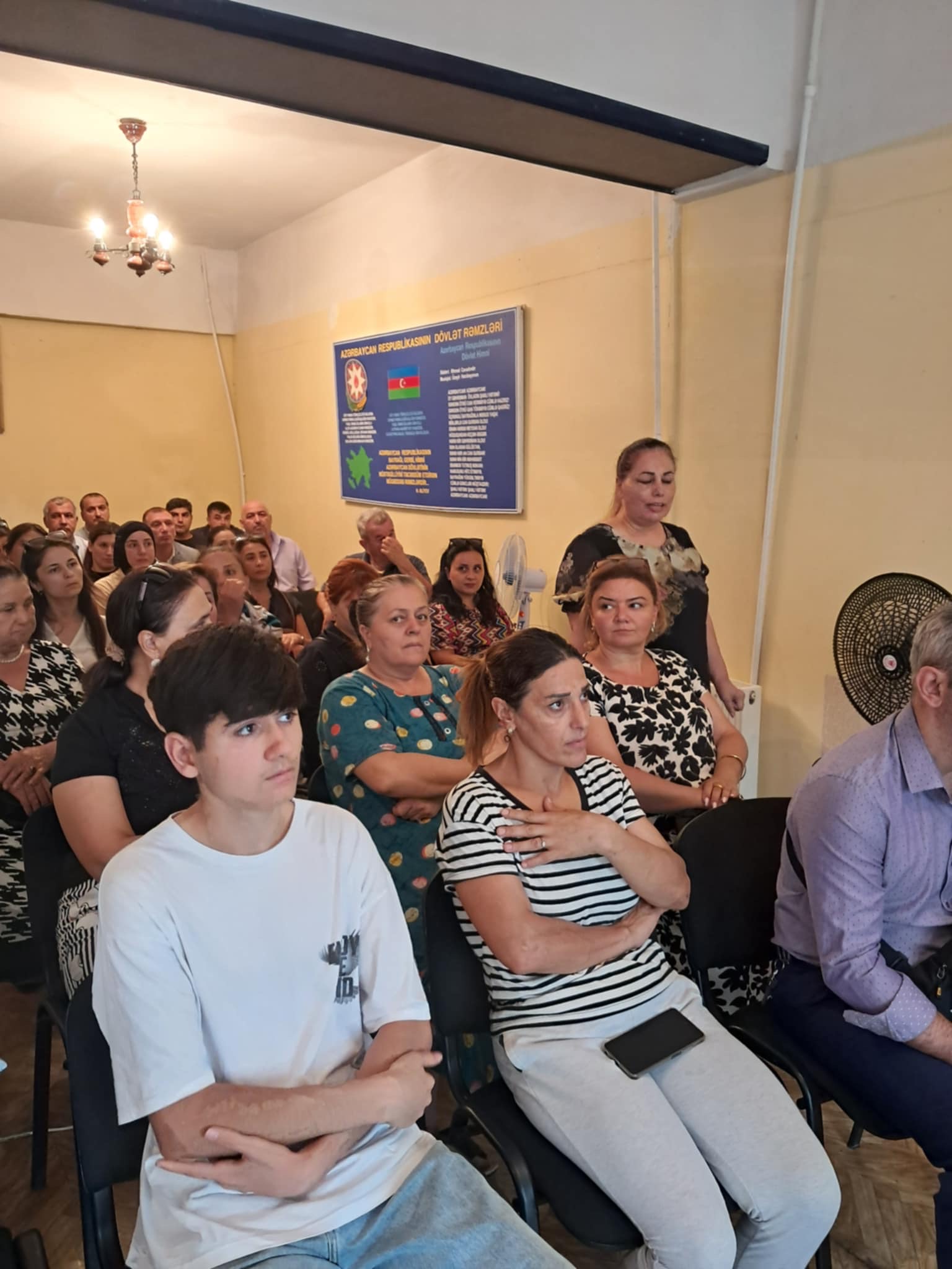 Qüdrət Həsənquliyev seçicilərlə görüş keçirdi - FOTOLAR