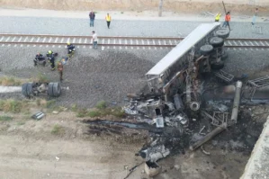 Yanaraq ölən sürücü və sərnişinin kimliyi bilindi - VİDEO