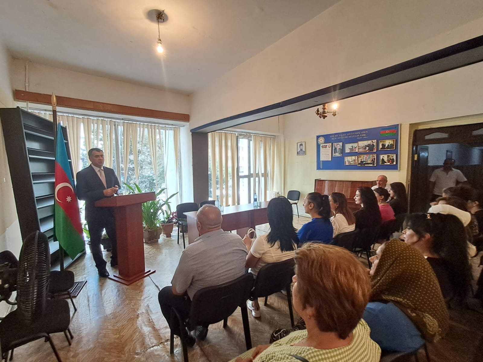 Qüdrət Həsənquliyev seçicilərlə görüş keçirdi - FOTOLAR