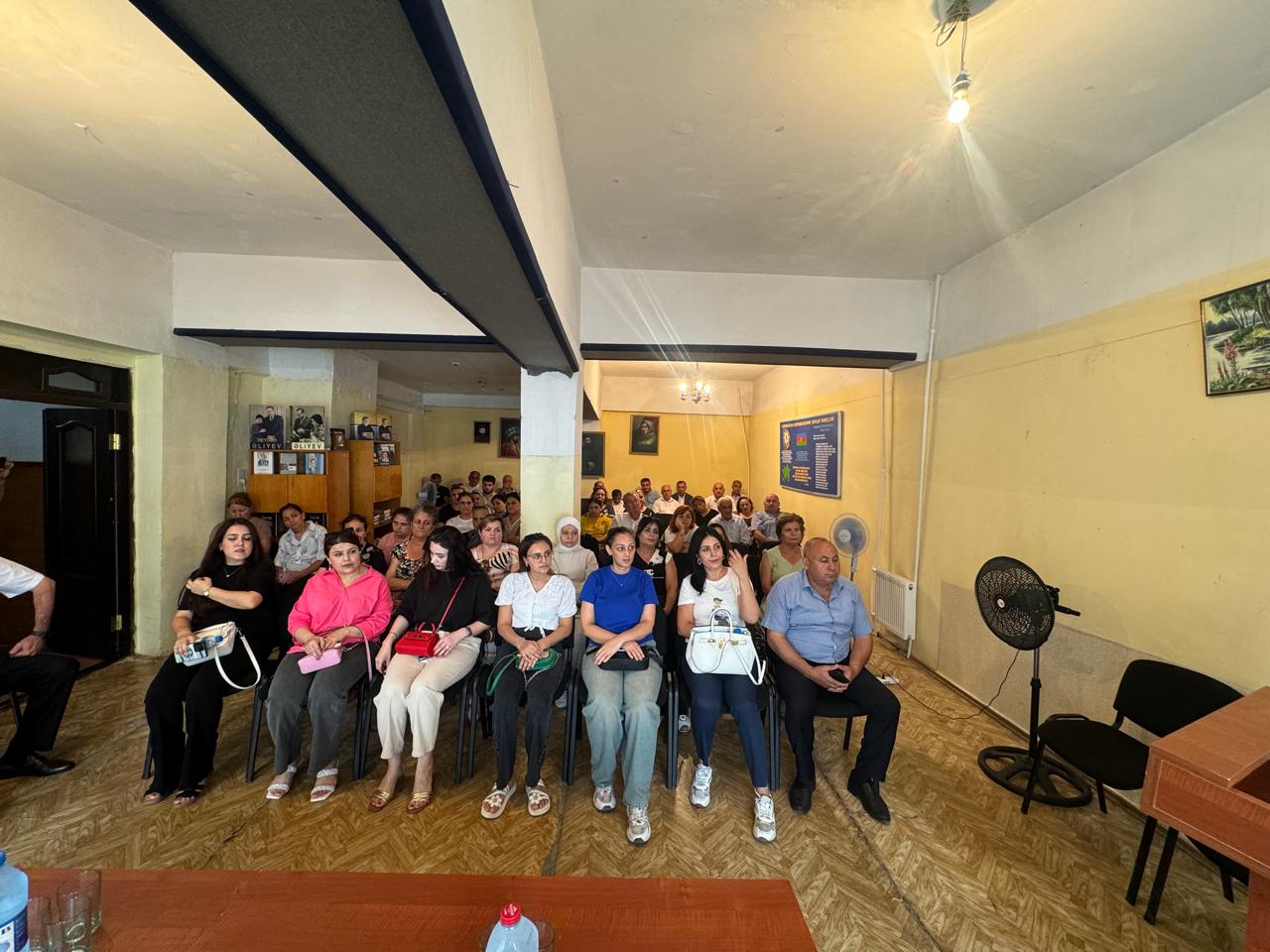 Qüdrət Həsənquliyev seçicilərlə görüş keçirdi - FOTOLAR