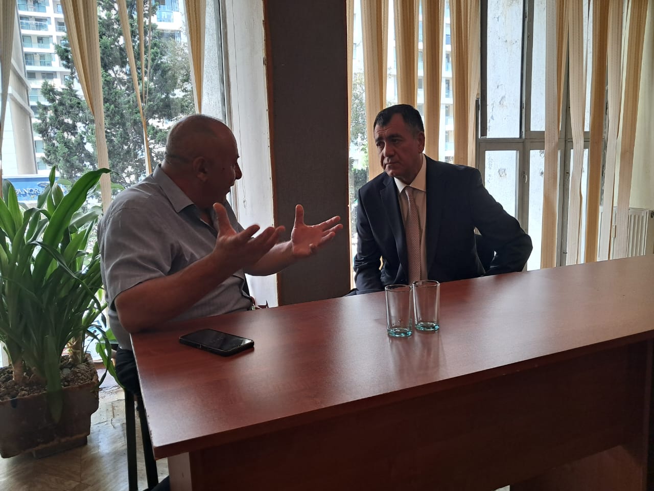 Qüdrət Həsənquliyev seçicilərlə görüş keçirdi - FOTOLAR