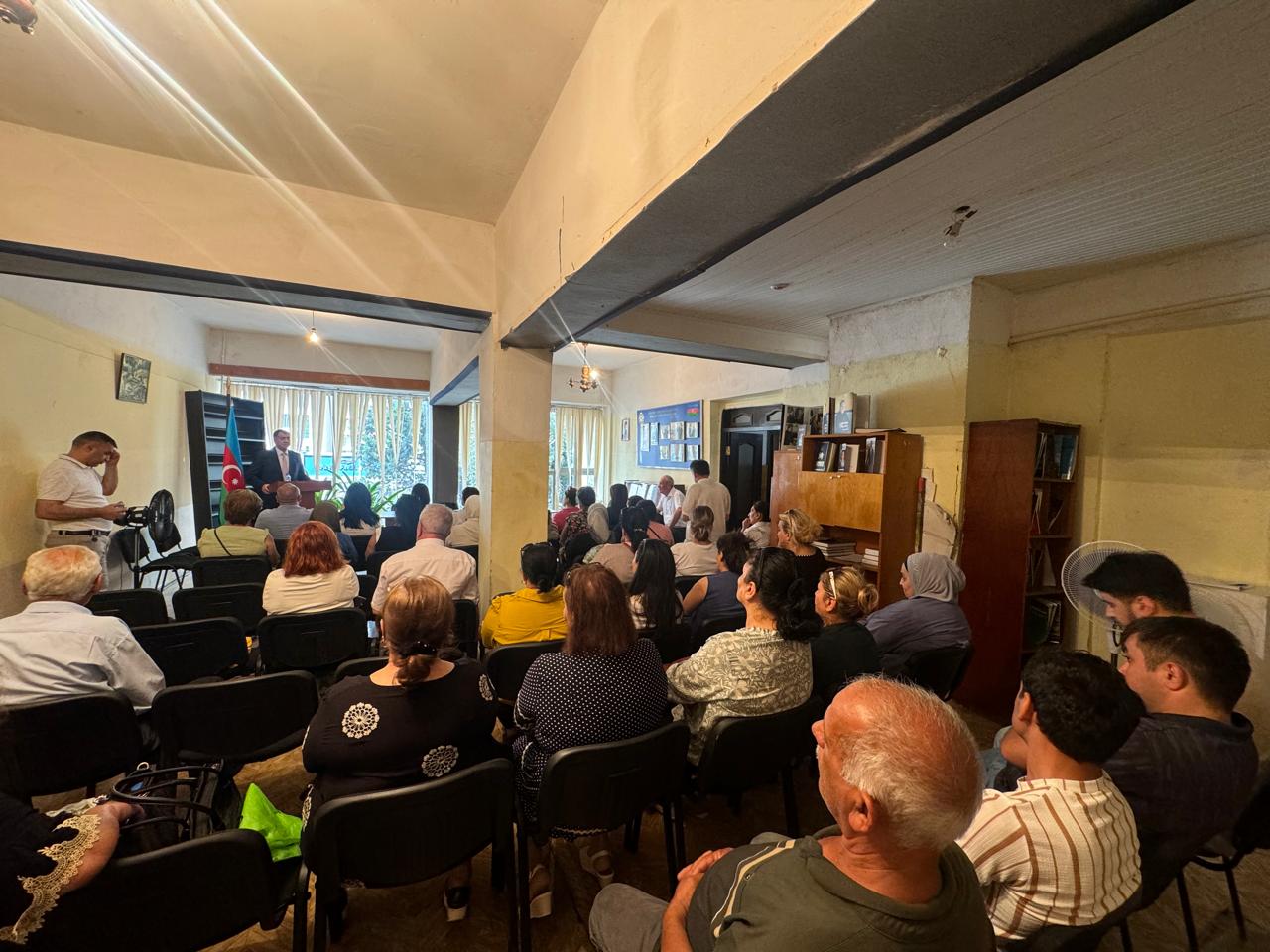 Qüdrət Həsənquliyev seçicilərlə görüş keçirdi - FOTOLAR