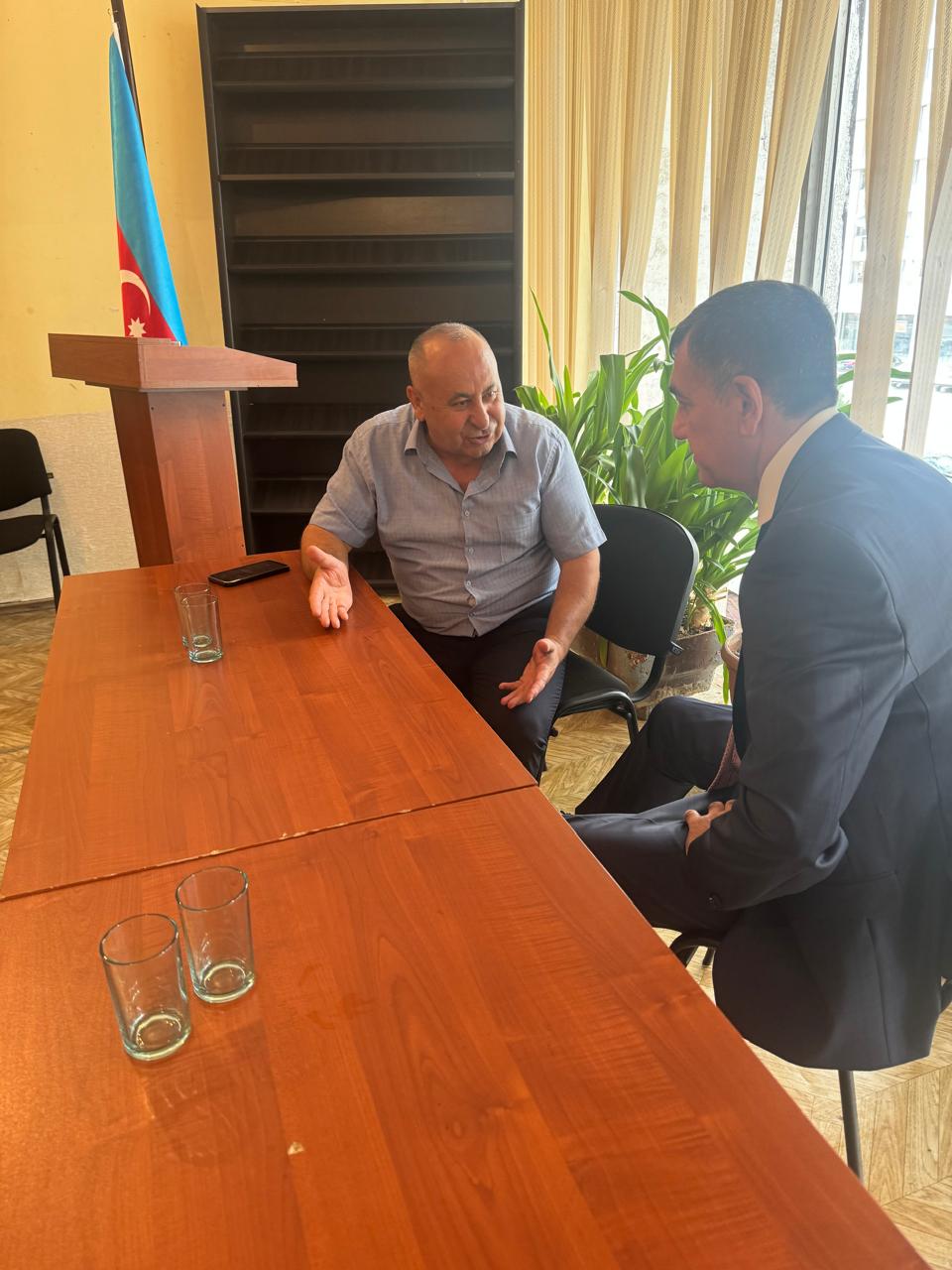 Qüdrət Həsənquliyev seçicilərlə görüş keçirdi - FOTOLAR