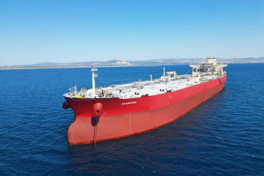 “Xankəndi” tankerində Azərbaycan Bayrağı qaldırıldı - VİDEO