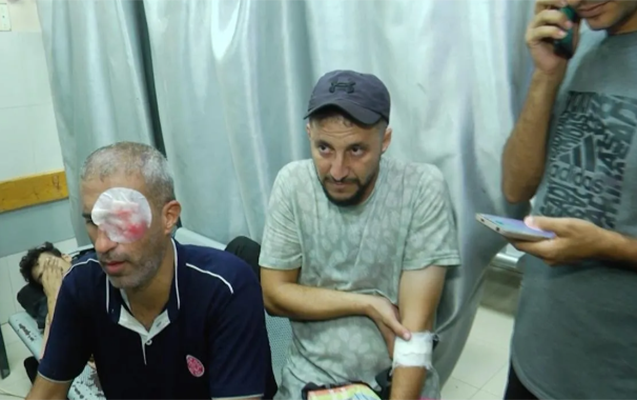 “TRT”nin əməkdaşları Qəzzada yaralandı - FOTOLAR