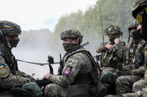 Ukrayna ordusu Kurska belə girdi - VİDEO