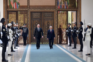 İlham Əliyevin Daşkənddə rəsmi qarşılanma mərasimi keçirildi - VİDEO