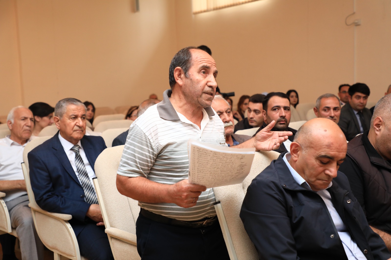 Niyazi Bayramov növbəti dəfə sakinlərlə görüşdü - FOTOLAR