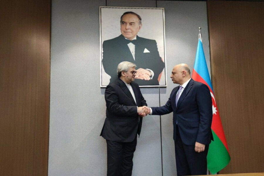 Azərbaycan və iranlı rəsmilər arasında mühüm görüş keçirildi - FOTO