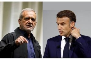 Makron Pezeşkianla görüşdə İranı tənqid etdi - VİDEO