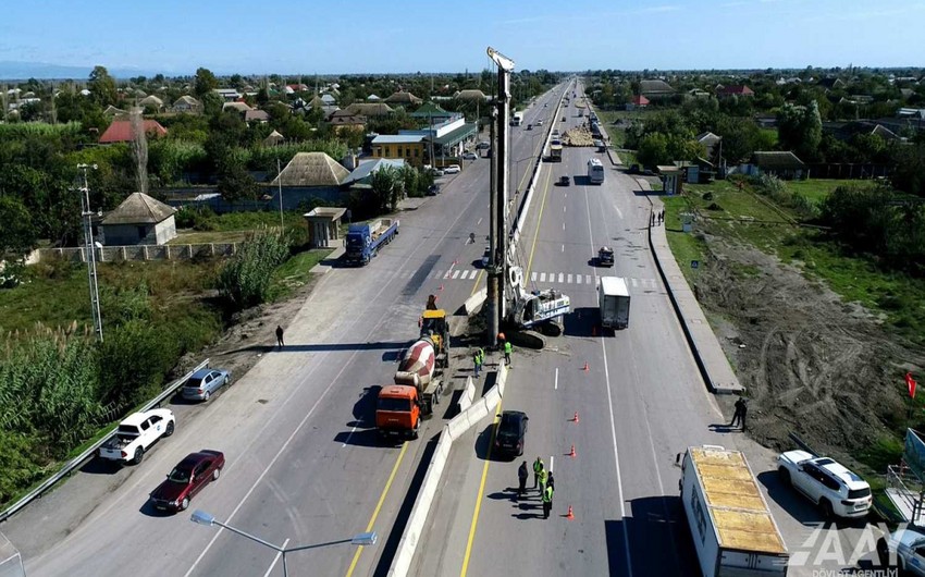 Bakı-Gürcüstan sərhədi avtomobil yolunun bir hissəsi bağlanır