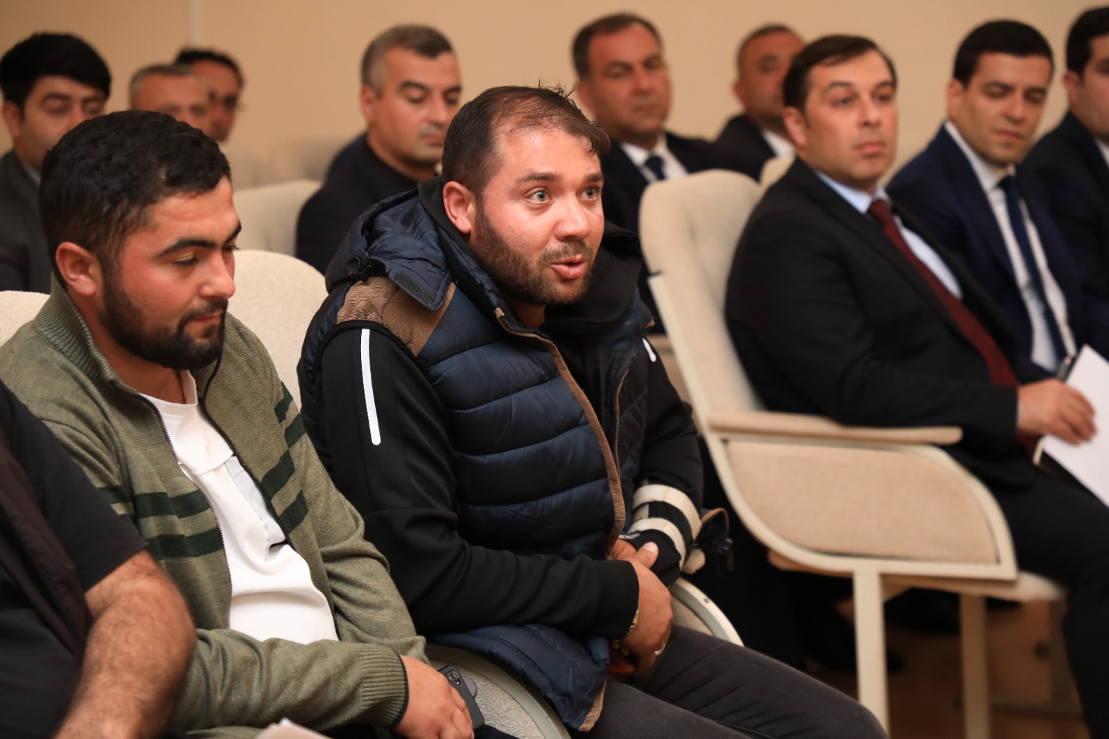 Niyazi Bayramov növbəti dəfə sakinlərlə görüşdü - FOTOLAR