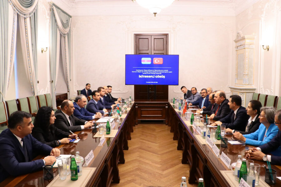 Kamran Əliyev Türkiyə Ali Məhkəməsinin sədri ilə görüşdü - FOTO