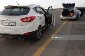 Ələt-Astara magistralında qəza: Şəhid xanımı xəsarət aldı - VİDEO