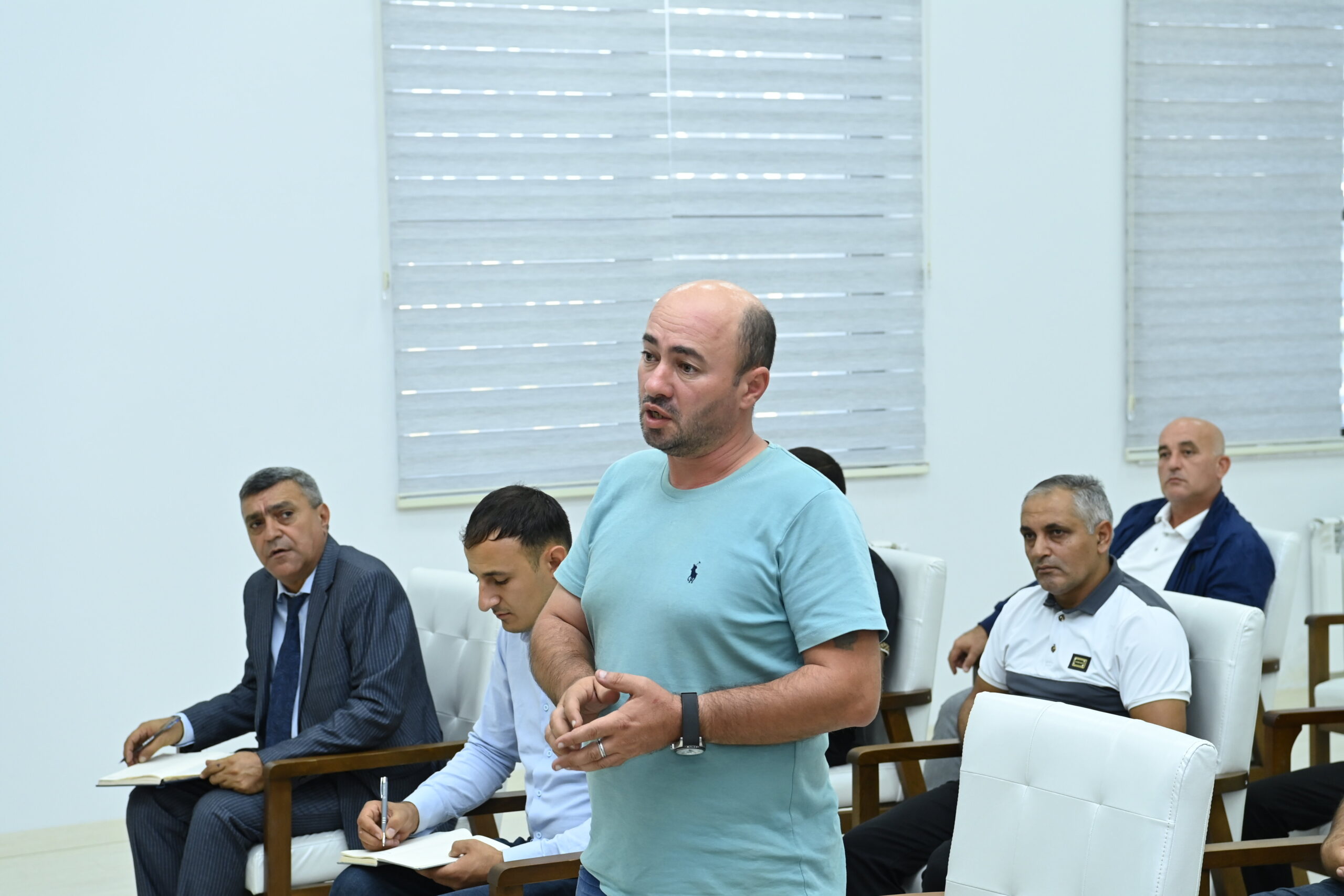 “Azərişıq” Füzulidə sahibkarlarla görüş keçirdi - FOTOLAR