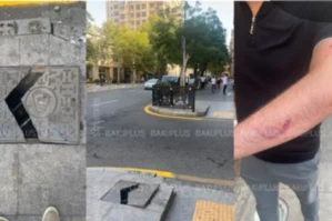 Bakıya istirahətə gələn gənc kanalizasiya quyusuna düşdü