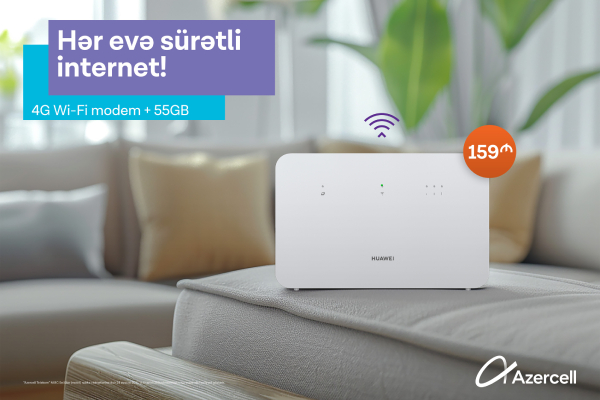Azercell yeni Wi-Fi cihazını təqdim edir 