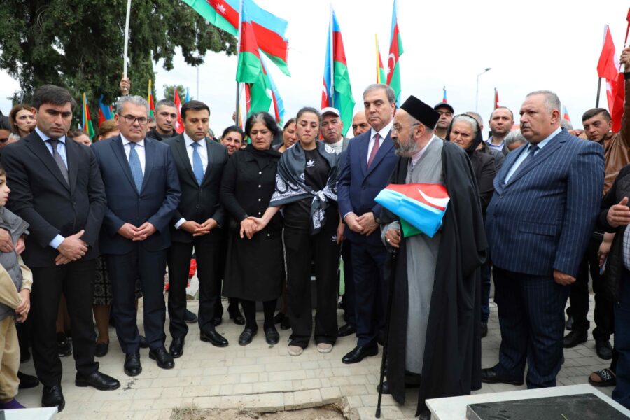 I Qarabağ Müharibəsi şəhidi Vaqif Alıyevin nəşi bugün Gəncədə dəfn olundu - FOTOLAR