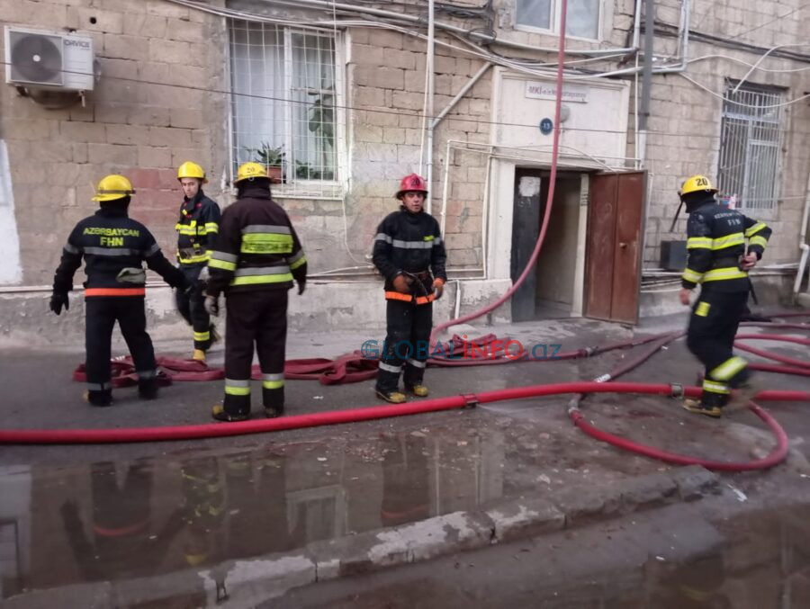 Sumqayıtda yataqxanada partlayış - FOTOLAR