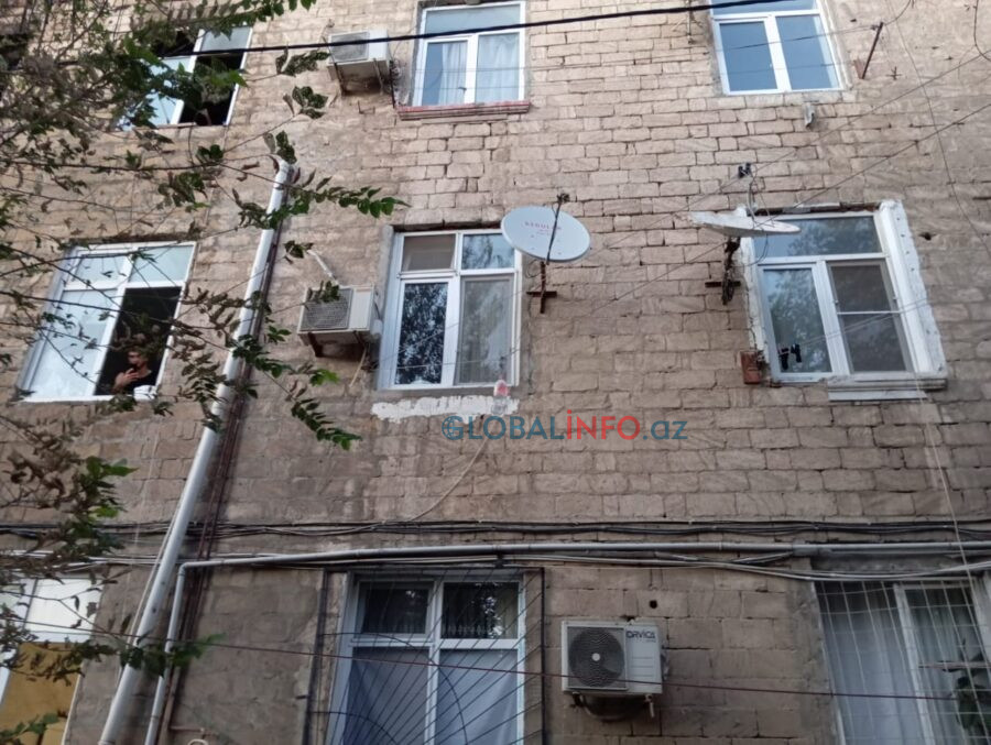 Sumqayıtda yataqxanada partlayış - FOTOLAR