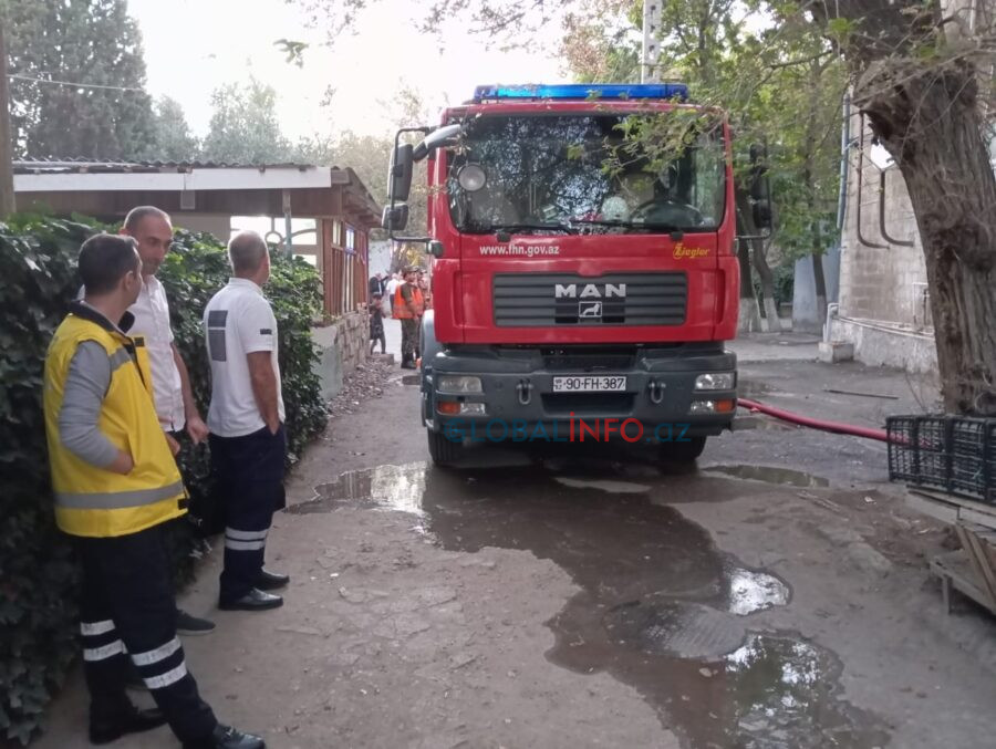 Sumqayıtda yataqxanada partlayış - FOTOLAR