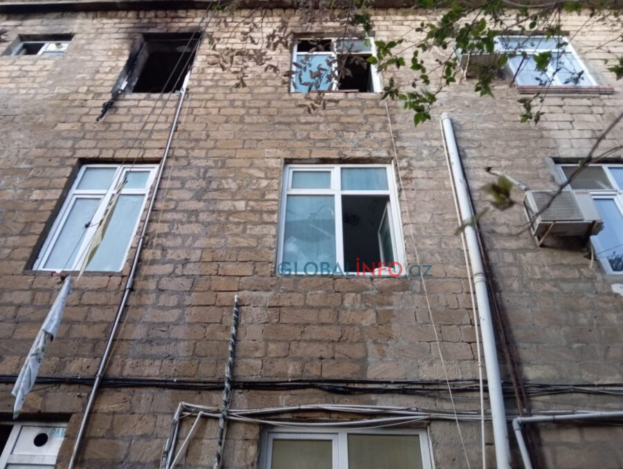 Sumqayıtda yataqxanada partlayış - FOTOLAR