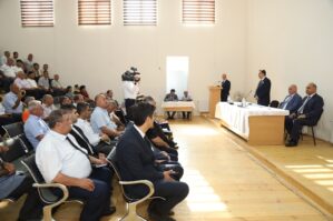 Taleh Qaraşov Gəgiran kəndinin sakinləri ilə görüşdü - FOTOLAR