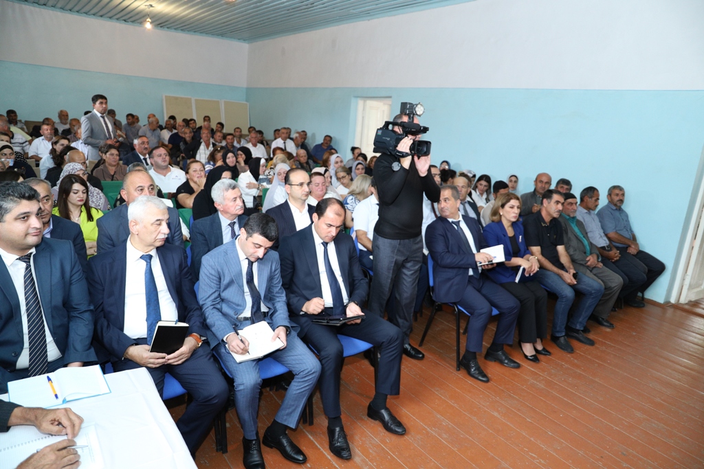 Taleh Qaraşov Göyşaban və Ürgə kəndlərinin sakinləri ilə görüşdü - FOTOLAR