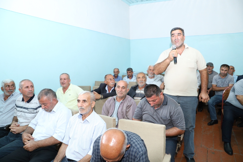 Taleh Qaraşov Göyşaban və Ürgə kəndlərinin sakinləri ilə görüşdü - FOTOLAR