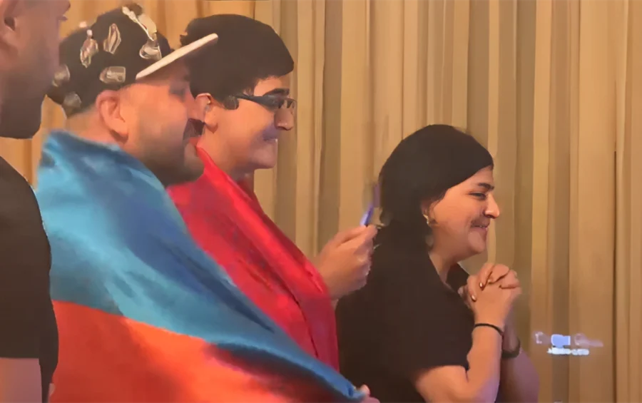 Paris-2024-də qələbə qazanan Lamiyənin ailəsi belə sevindi - VİDEO