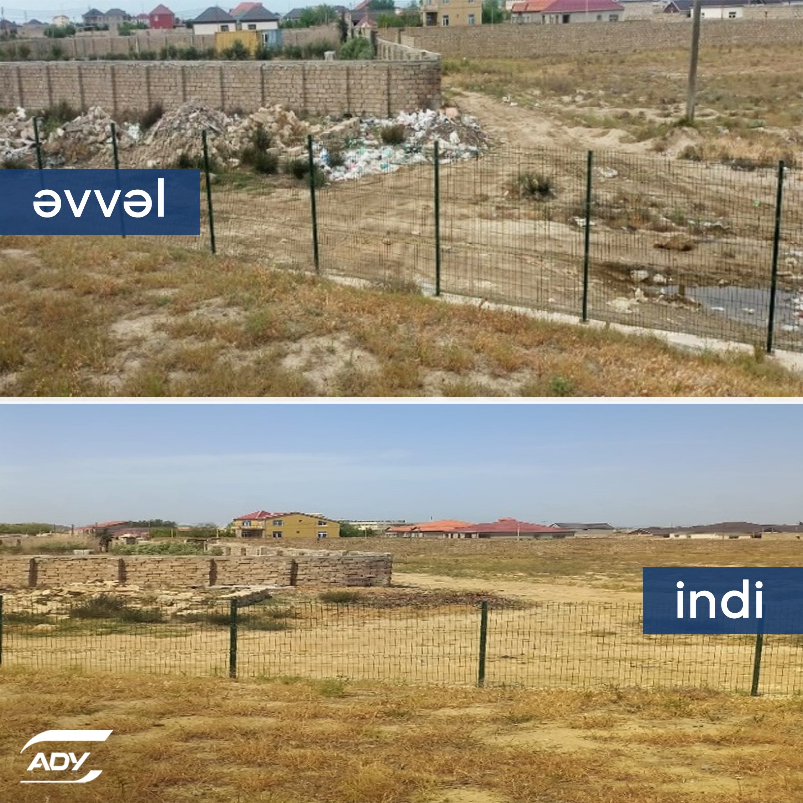 ADY və BŞİH dəmir yollarının təhkim zolaqlarını təmizlədi - FOTOLAR