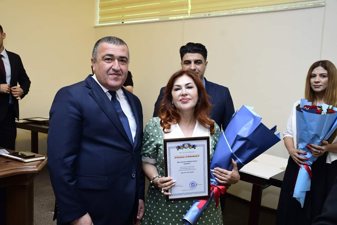 Xətaidə yüksək bal toplayan tələbələrlə görüş keçirildi - FOTOLAR