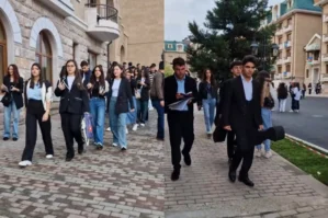 Qarabağ Universitetində ilk dərs günü... - VİDEO