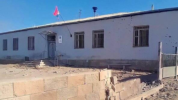 Ermənilərin Türkiyə sərhədindəki hərbi hissəsi - VİDEO