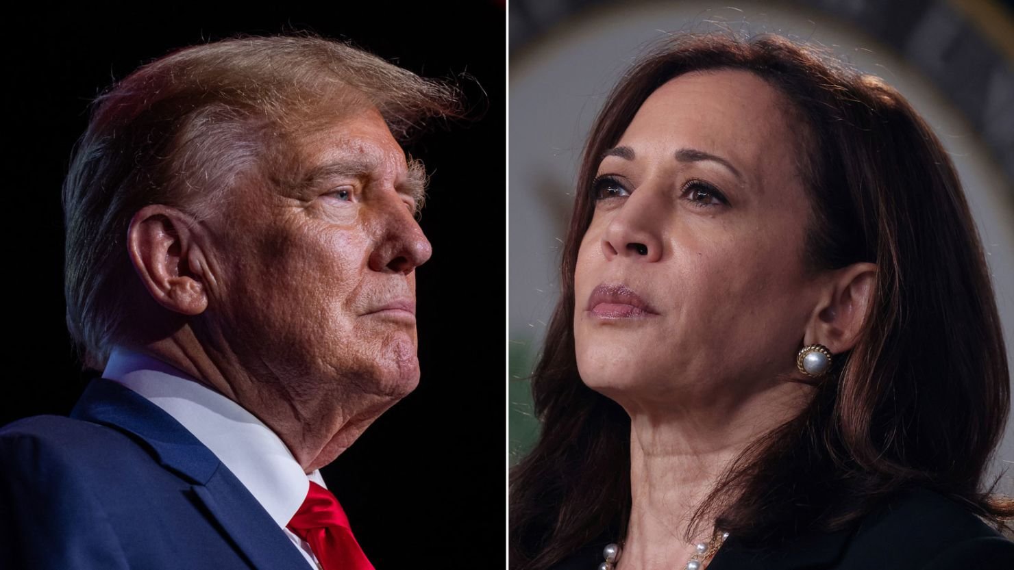harris trump split