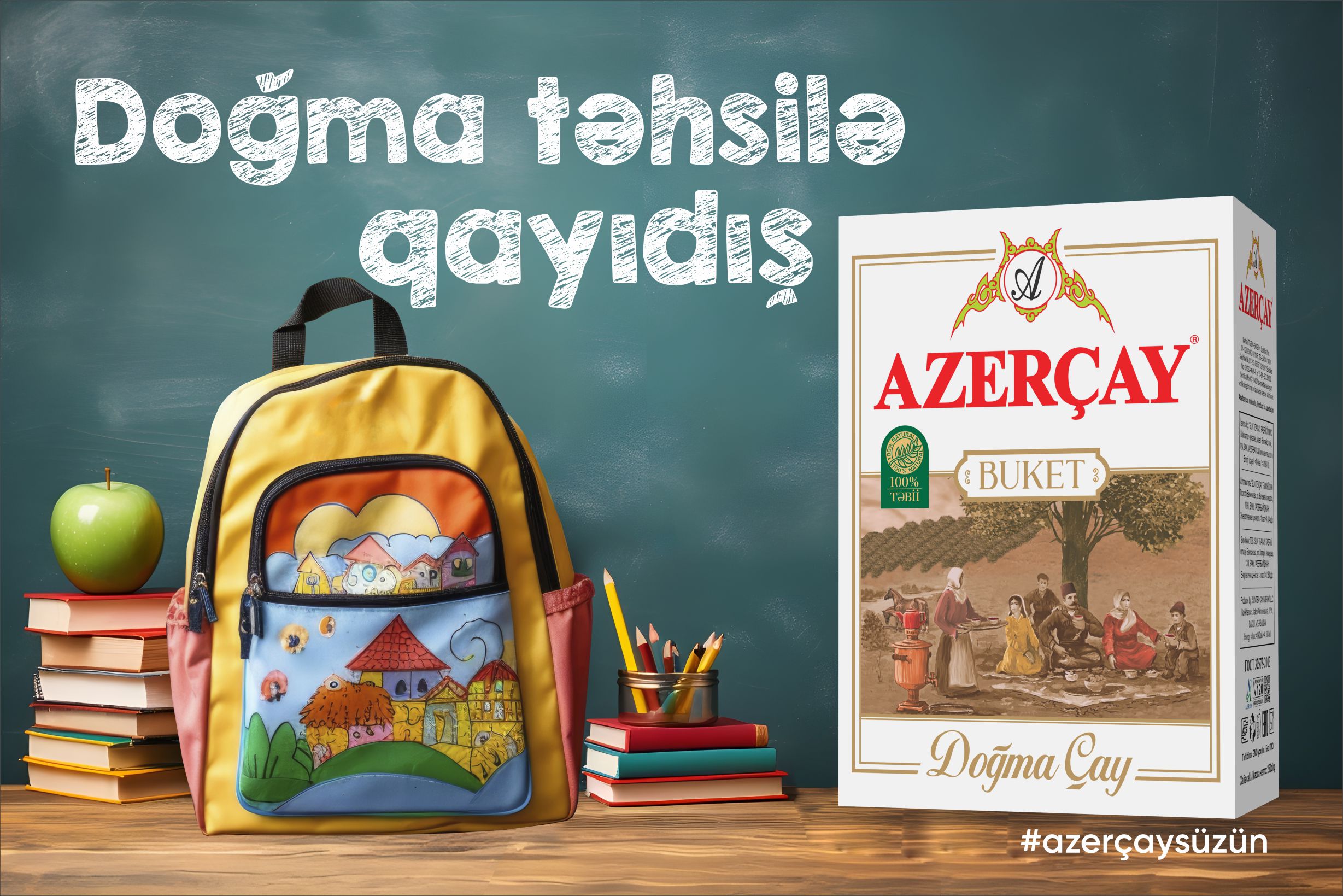Doğma çay hər kəsi “Məktəbə qayıdış” festivalına dəvət edir - FOTOLAR