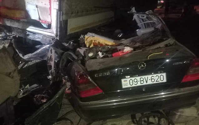 Sükan arxasında yuxuladı, həyatını itirdi - FOTOLAR